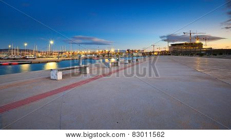 Kallithea marina in Athens.