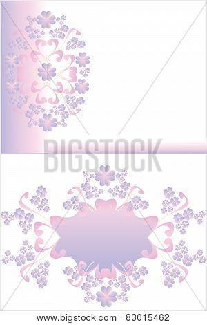 Floral pattern frame