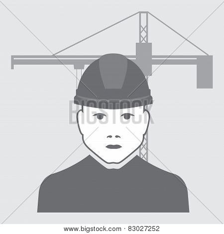 vector crane operator worker
