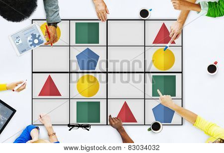 Sudoku Puzzle Problem Solving Leisure Games Concept