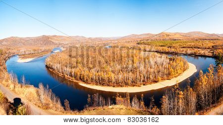 Grassland autumn scenery in China