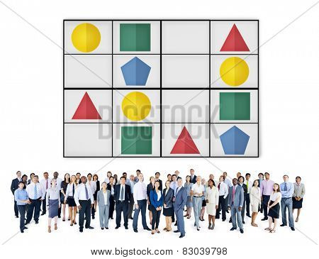 Sudoku Puzzle Problem Solving Leisure Games Concept