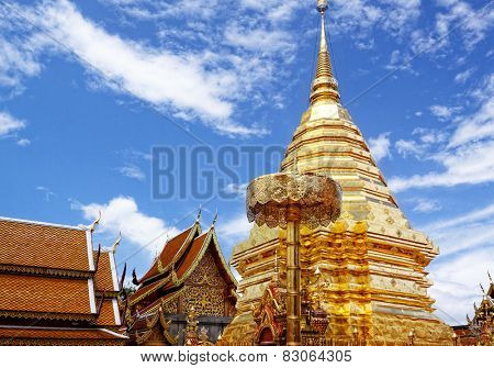 Doi Suthep Temple in Chiengmai, Thailand