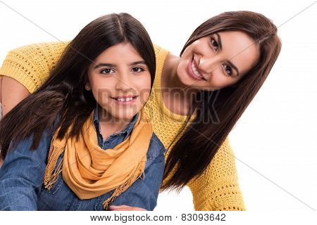Woman And Little Girl