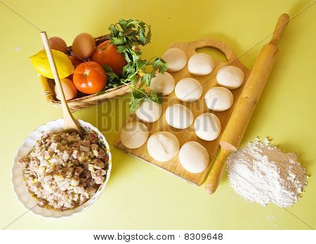 Varedeklaration For kød Pasty