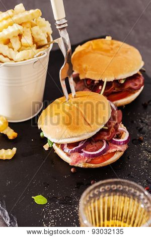 Delicious burger