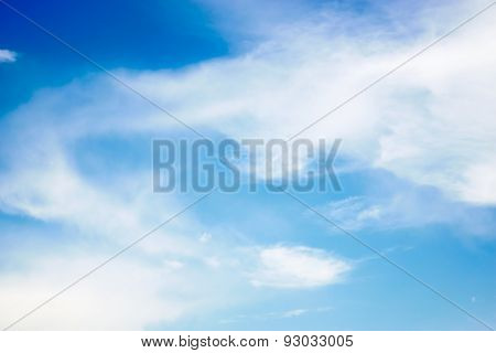 the sky