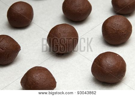 Making Chocolate Cookies