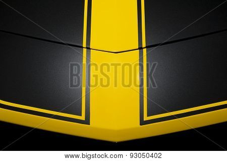 Black car bodywork