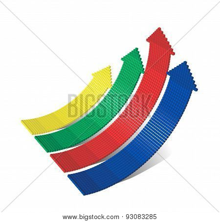 3d arrows