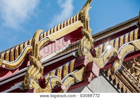 White pagoda in Thailand