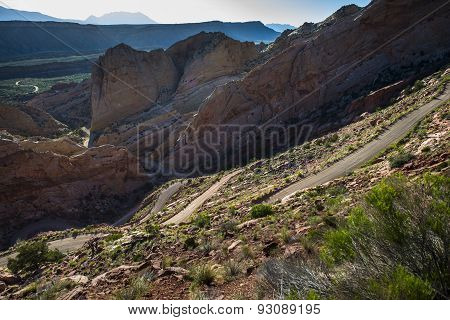 Burr Trail Switchbacks Capitol Reef National Park Utah