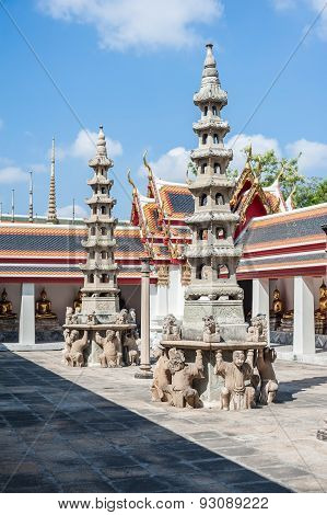 White pagoda in Thailand