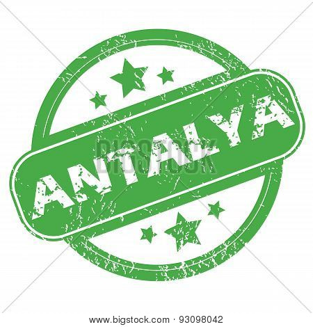 Antalya green stamp