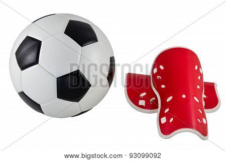 Soccer Ball And Shin Guard