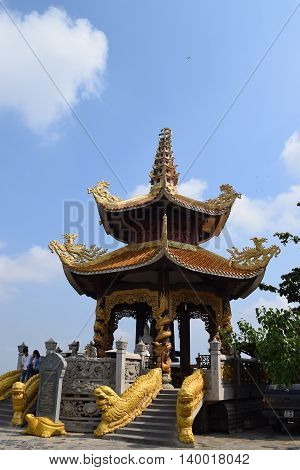 Binh Duong Vietnam June 16 2016: Buddhism Chau Thoi temple