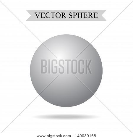 3d Sphere Concept  Vector Realistic Illustration /
