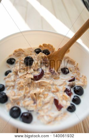 Healthy Breakfast With Aronia
