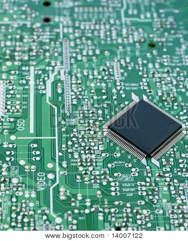 Доска с электронный чип