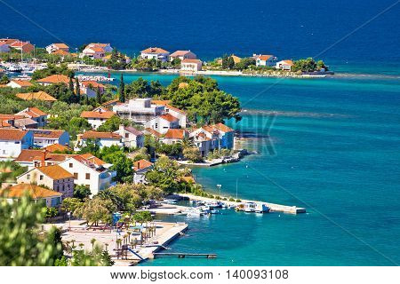 Island of Ugljan scenic coast and beach Dalmatia Croatia
