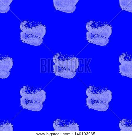 Watercolor abstract blot in the form of clouds seamless pattern.
