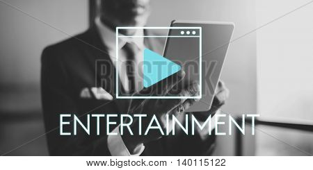 Media Audio Player Blog Concept