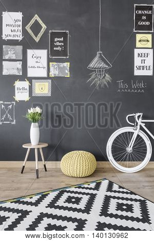 Interior For A Creative Single