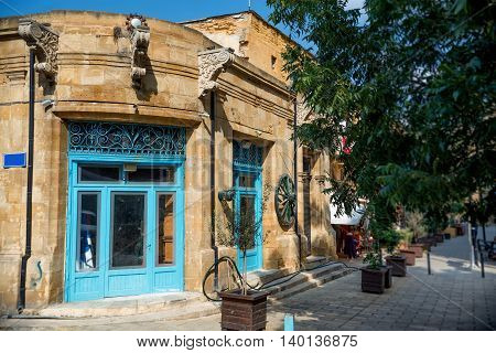 Old antique shop at popular tourist Arasta street. Nicosia Cyprus.