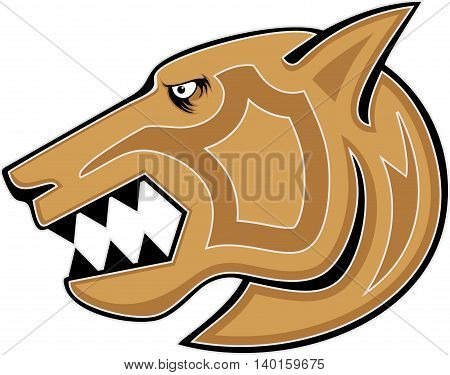 wild cat symbol illustration vector design, Cougar design illustration vector design