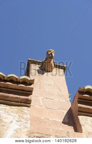Gargoyle, Villafames rural villa in Castellon, Valencia region in Spain