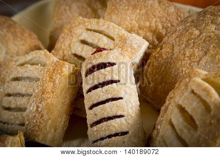 A delicius Sweet bread in a basket