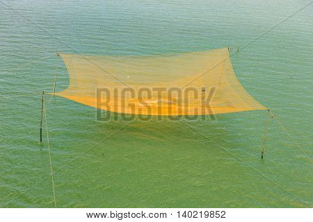 Fishing nets on the Thu Bon River near Hoi An