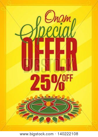 onam special offer 25 off vector photo bigstock special offer flyer design