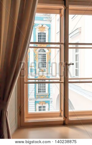 St. Petersburg, Russia-aprel 24 2016: Newspaper Room Lyceum In Pushkin.