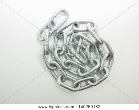 tow drag draw chain fetters ligature tie