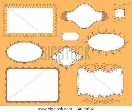 Buch Cover Plates Frames-Set