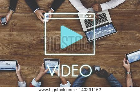 Media Audio Player Blog Concept