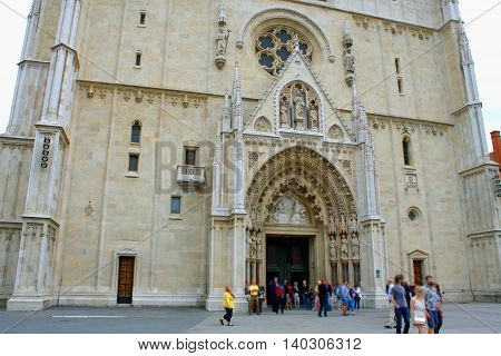 Zagreb Cathedral on Kaptol is a Roman Catholic institution and not only the tallest building in Croatia