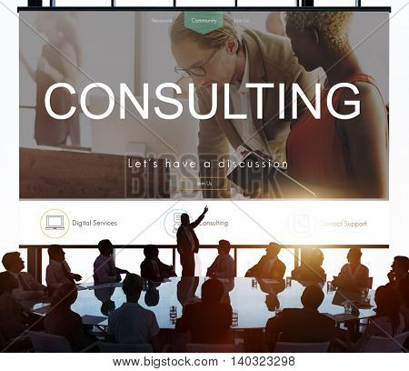 Consulting Advisory Assistance Suggestion Guidance Concept