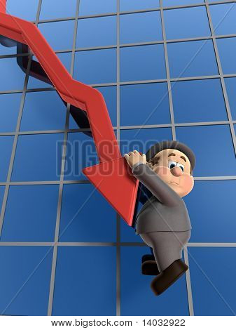 3D illustration af 