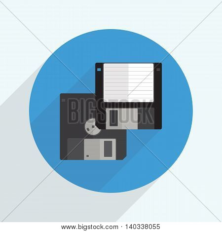 floppy disk icon for computer and graphic use