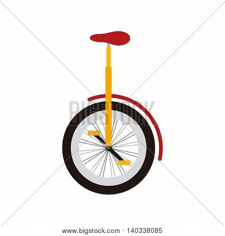 Monocycle on white background. Design element for poster, t-shirt.