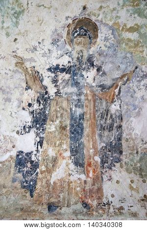 Veliky Novgorod. Russian Federation . Znamensky Cathedral of the 17th century. Frescos.