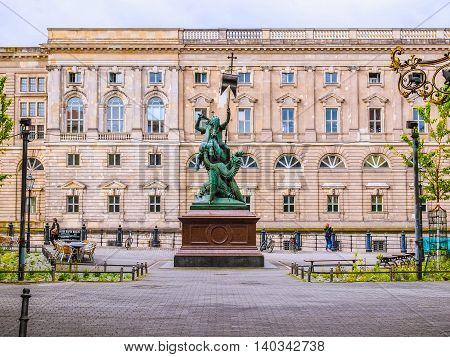St George Monument Berlin Hdr