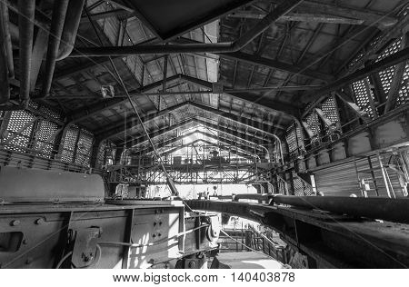 Landschaftspark Duisburg-Nord former steelworks industry monument in Duisburg Ruhr Area Germany