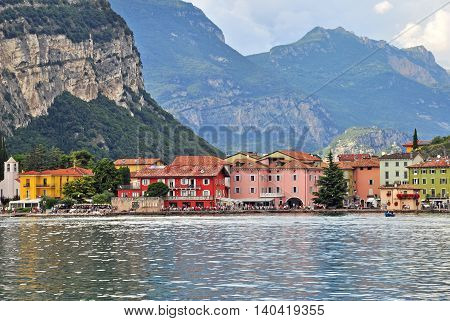 Nago Torbole on Garda lake, northern Italy