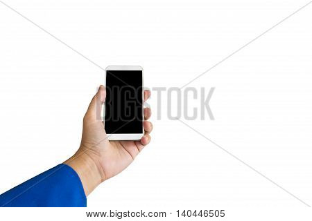 Isolated Business Women Hand Smartphone Or Mobile Phone
