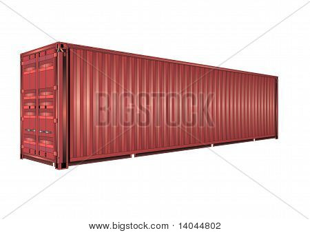 Vierzig-Fuß-Schiene-container