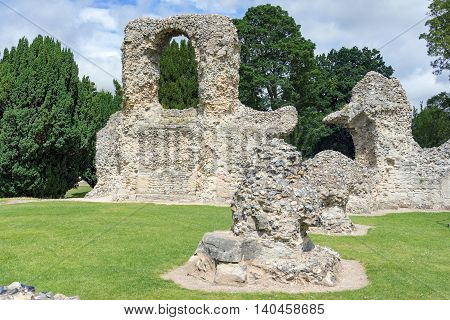 The Abbey Gardens in Bury St Edmunds, Suffolk.