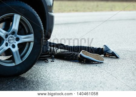Teenage Boy Car Accident Fatality On Wet Pavement